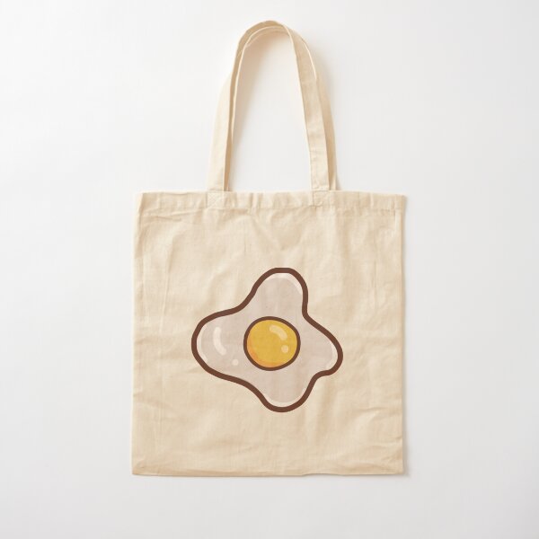 Egg White Foodie Sunnyside Up Fried Egg Yolk Food Tote Bag