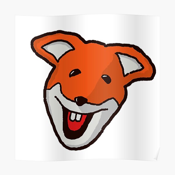 "Basil Brush From The Basil Brush Show" Poster by Captainhuck Redbubble