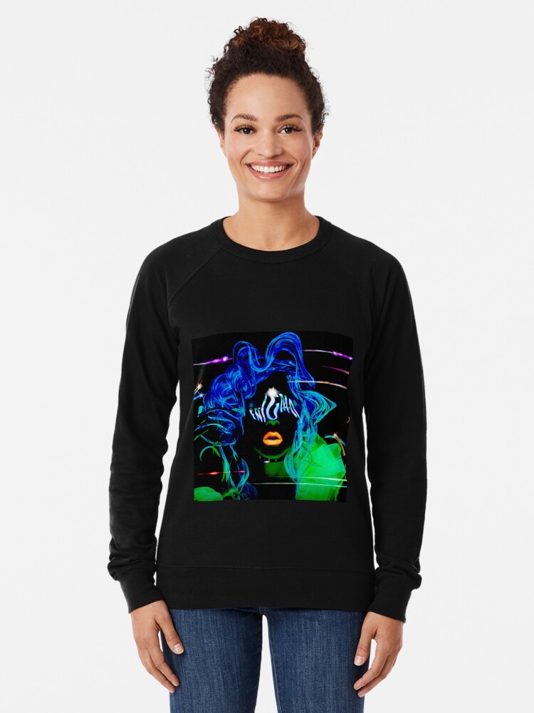 gaga the enigma lady gaga Lightweight Sweatshirt