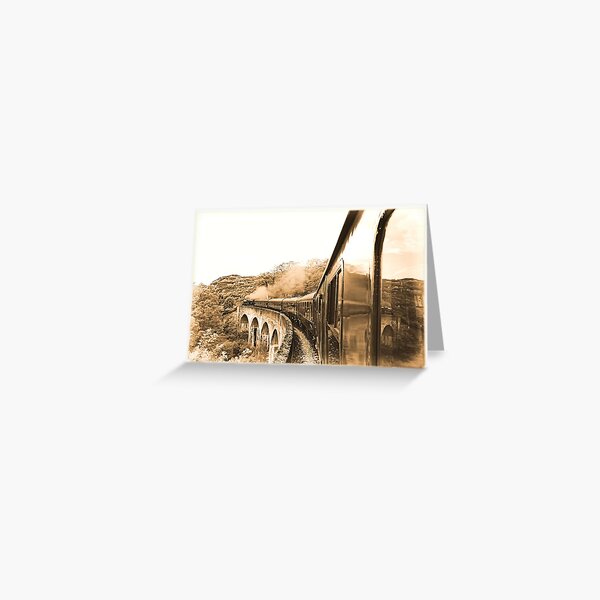Steam train to Mallaig Greeting Card