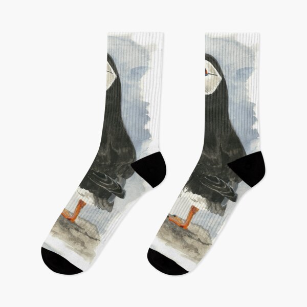 Item preview, Atlantic Puffin - Watercolor designed and sold by skidgelstudios.