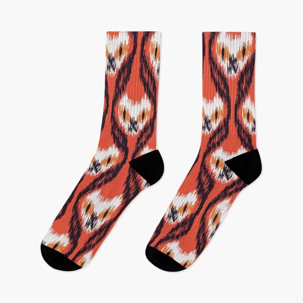 Item preview, ikat halloween cats designed and sold by rysunki-malunki.
