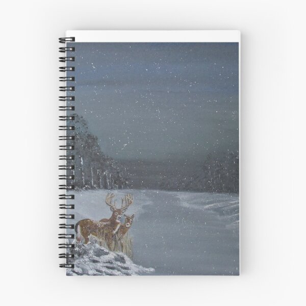Item preview, lumuart winter deer designed and sold by lumuart.