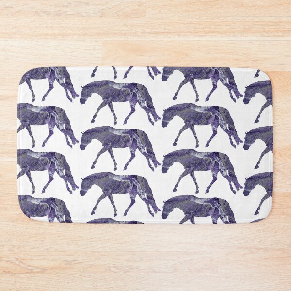 Item preview, Stock Horse 8- Purple and Grey Marble designed and sold by LuxeHurricane.