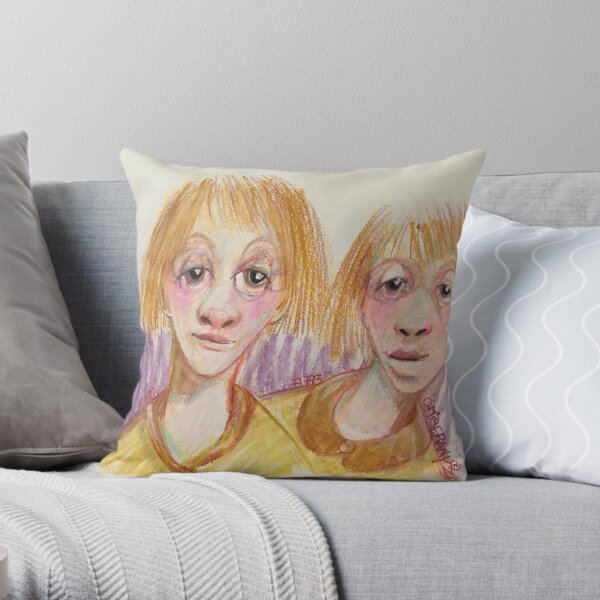 Les jumeaux- Titeface-792-793 ÖMiserany® Coussin