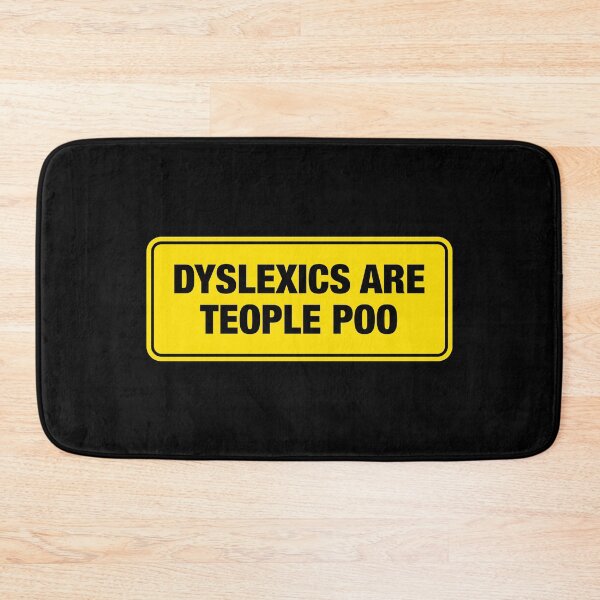 Item preview, Dyslexics Are Teople Poo Bumper Sticker designed and sold by adidabu.