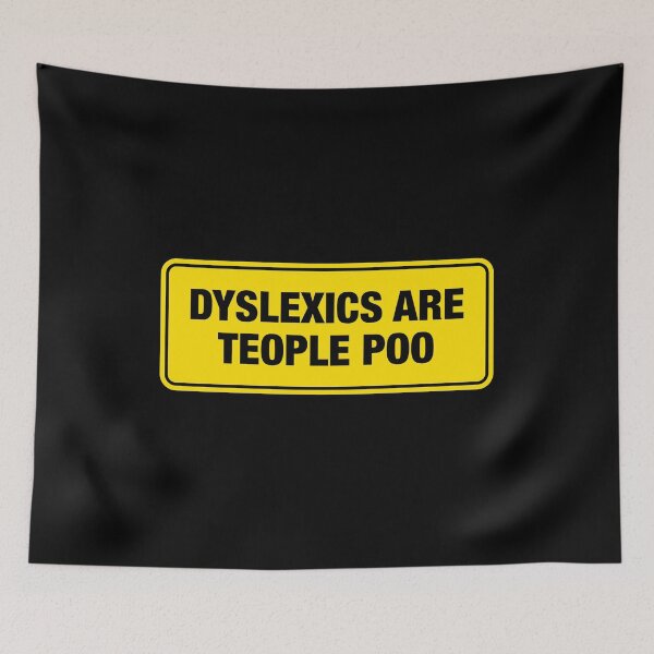 Item preview, Dyslexics Are Teople Poo Bumper Sticker designed and sold by adidabu.