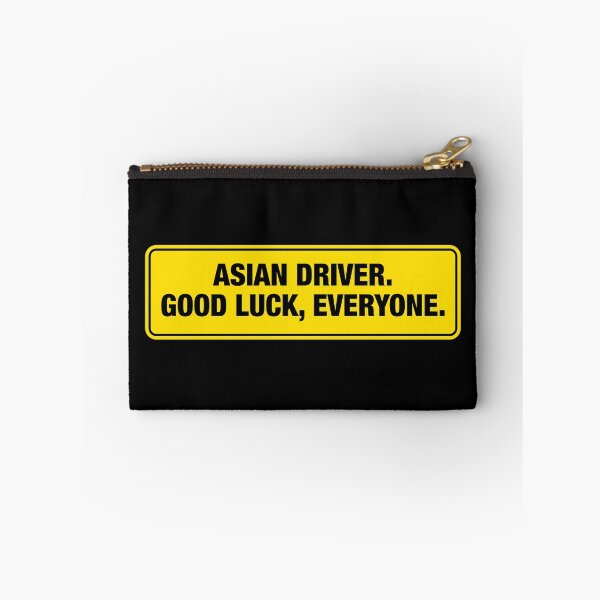 Item preview, Asian Driver, Good Luck, Everyone Bumper Sticker designed and sold by adidabu.