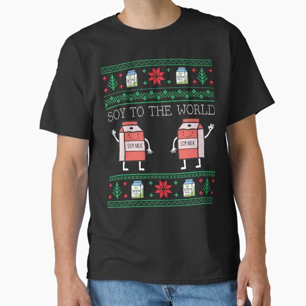 Item preview, Funny Christmas Vegan Vegetarian Soy Milk Ugly Christmas designed and sold by mrsmitful.