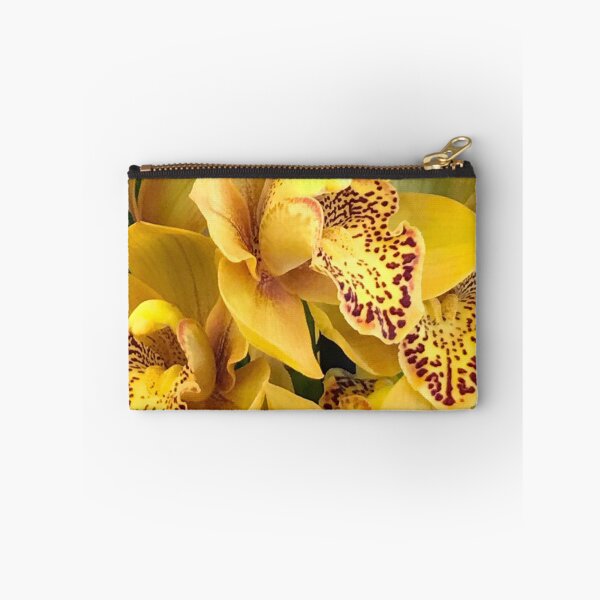 Item preview, Yummy Yellow Orchid With Luxurious Magenta Red Spots Art Photo designed and sold by DEC02.