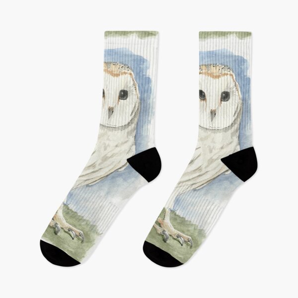 Item preview, Barn Owl- Watercolor designed and sold by skidgelstudios.