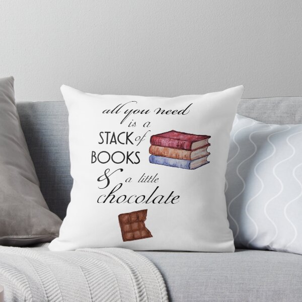 Aperçu de l'œuvre Livres et chocolat tout ce dont vous avez besoin créée et vendue par 13Moons.