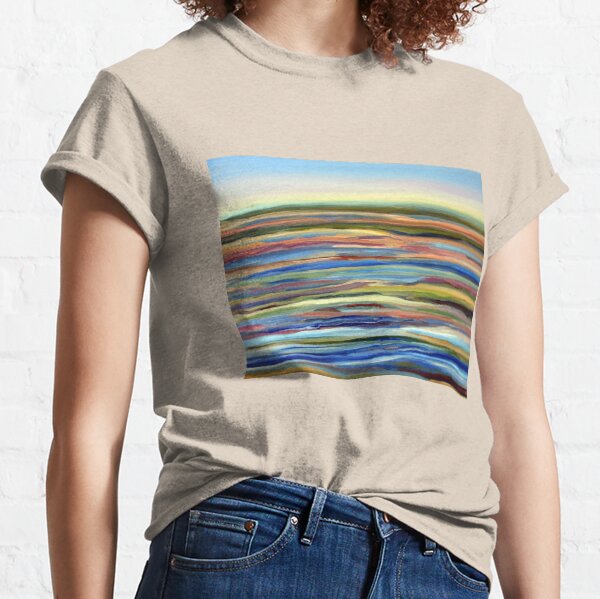 Salt Marsh Sunrise, Plum Island, Cape Ann, Massachusetts. From original oil painting by Pamela Parsons Classic T-Shirt