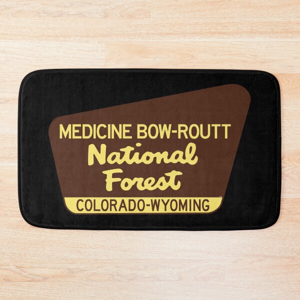 Item preview, Medicine Bow - Routt National Forest Colorado Wyoming Laptop Luggage Bumper  designed and sold by DESTINATIONS DECAL.
