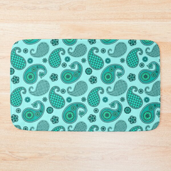 Item preview, Paisley Pattern, Aqua and Turquoise  designed and sold by Marymarice.