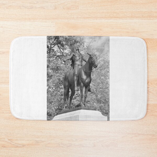 Item preview, Full statue of Appeal to the Great Spirit in Black and White designed and sold by mltrue.