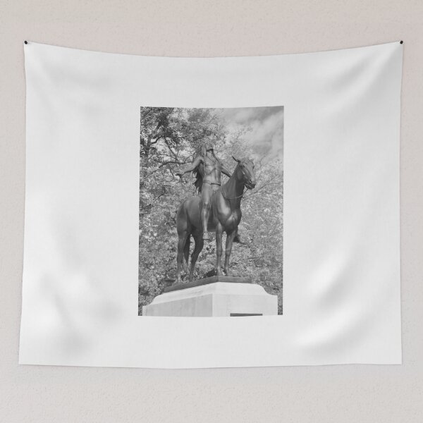 Item preview, Full statue of Appeal to the Great Spirit in Black and White designed and sold by mltrue.