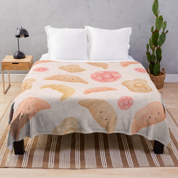 Item preview, Bread and croissant pattern designed and sold by AliciaBarten.
