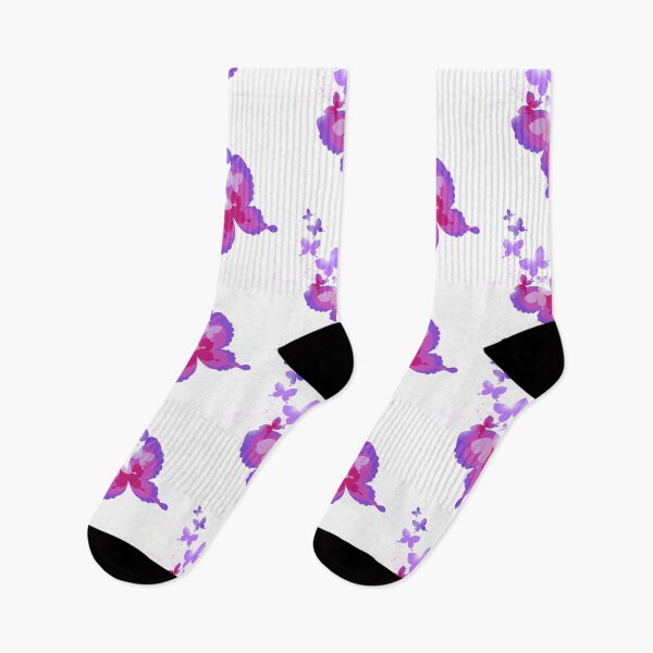 Aperçu de l'œuvre Marchandise papillon rose et violet créée et vendue par cindyfordyce.