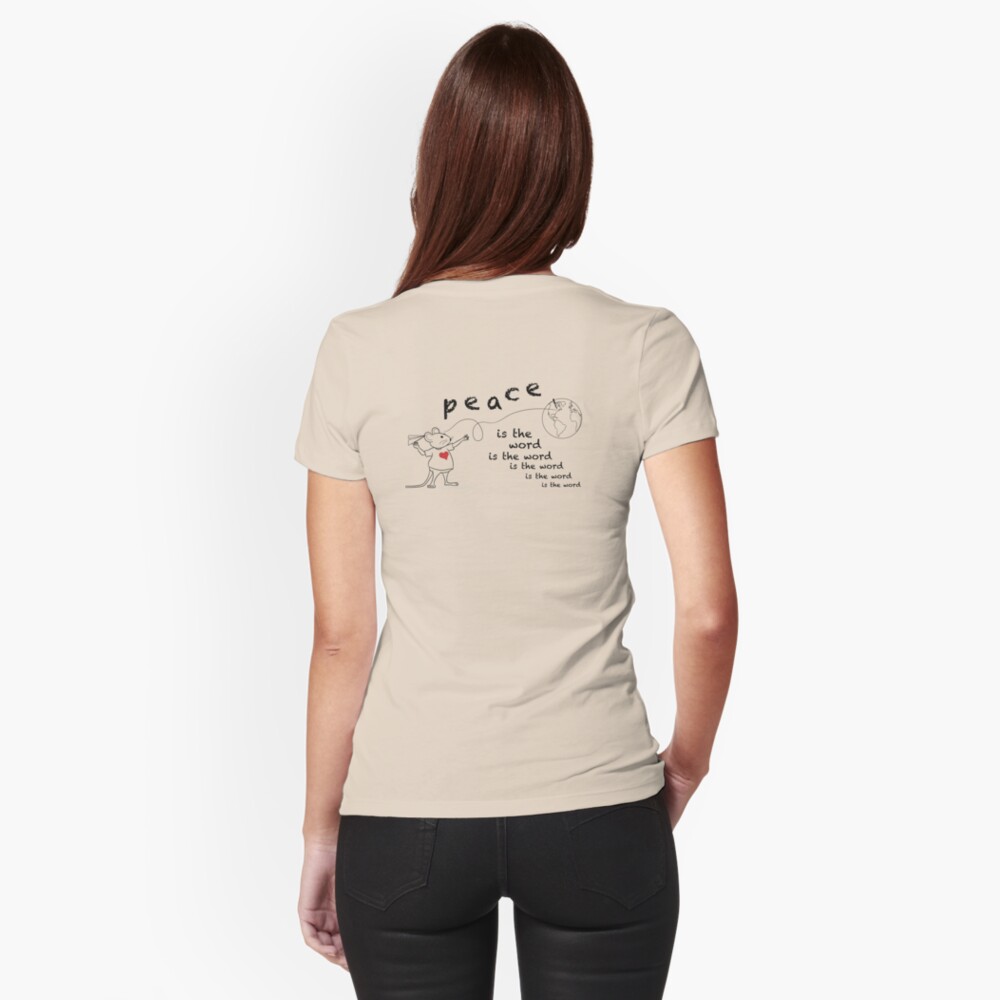 Item preview, Fitted T-Shirt designed and sold by donnamartini.