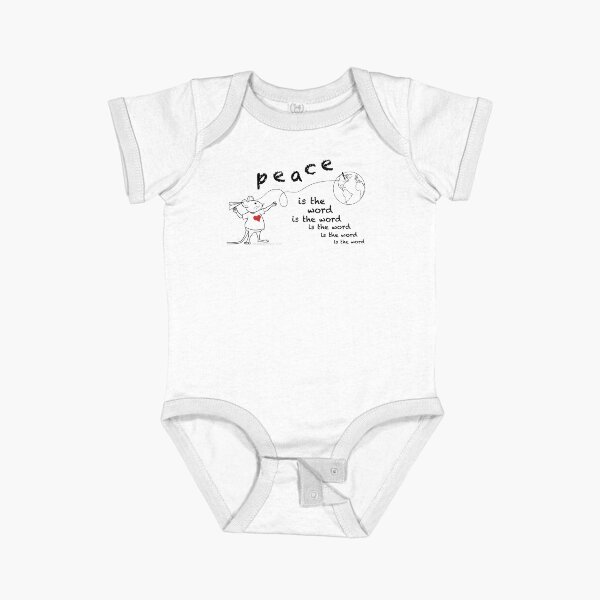Item preview, MantraMouse® Peace is the Word Cartoon designed and sold by Donna Martini.