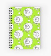 Bovine Transportation! Cows par avion ... Spiral Notebook