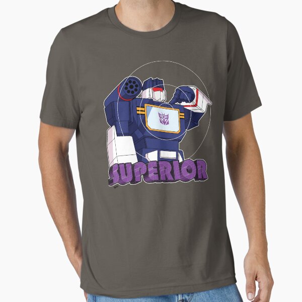 Vista previa del artículo con la obra «Soundwave: Superior (busto) - para camisas oscuras», diseñado y vendido por NDVs.
