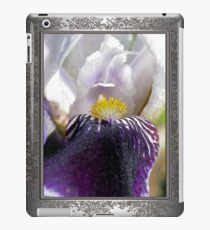 Miniature Tall Bearded Iris named Consummation iPad Case/Skin