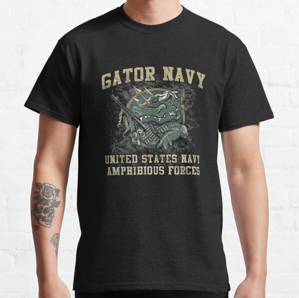 Gator navy best sale t shirts