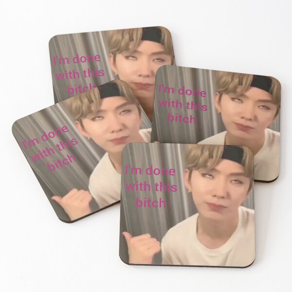 Item preview, Kihyun looking mad at life designed and sold by kpopmerchstan.