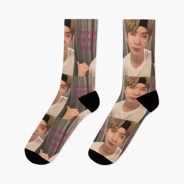 Item preview, Kihyun looking mad at life designed and sold by kpopmerchstan.