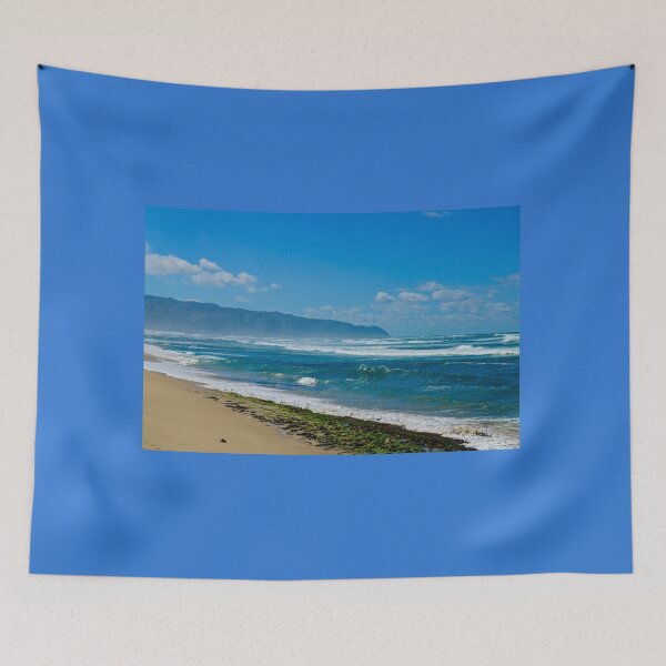 Item preview, Rugged shore Oahu Hawaii designed and sold by raymona pooler.