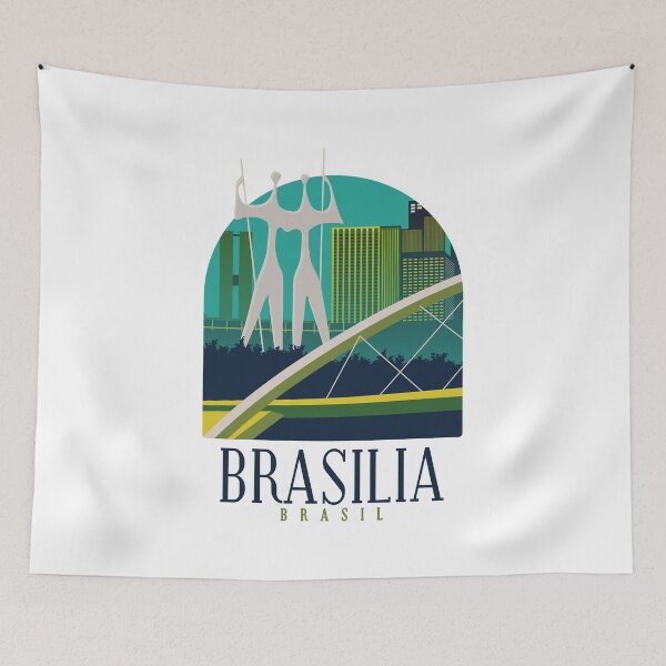 Item preview, Brasilia Brasil designed and sold by Blacklasch.