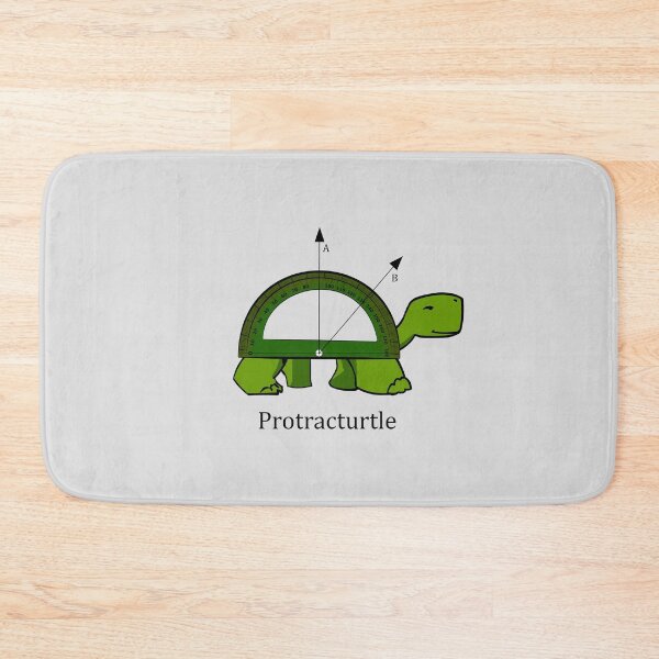 Item preview, Protracturtle -  Funny Math Turtle designed and sold by Bethcentral Designs.