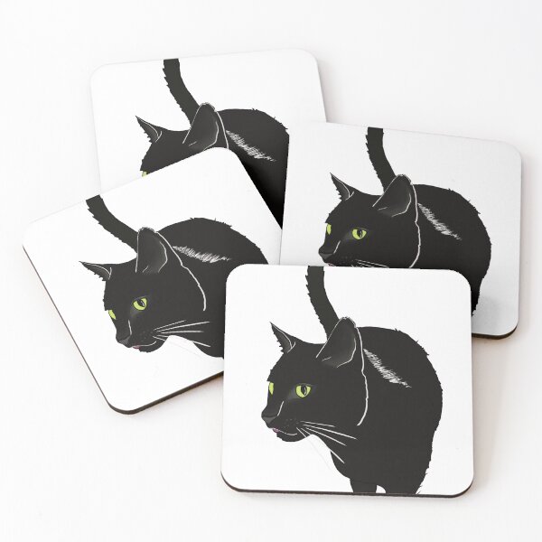 Item preview, Black kitty cat designed and sold by Lucinda Beckett.