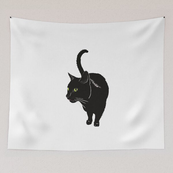 Item preview, Black kitty cat designed and sold by Lucinda Beckett.