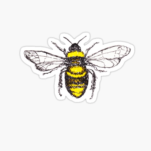 Bee II Sticker