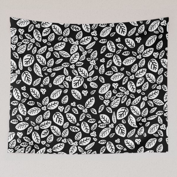 Item preview, Leaves Pattern white designed and sold by HighFives555.