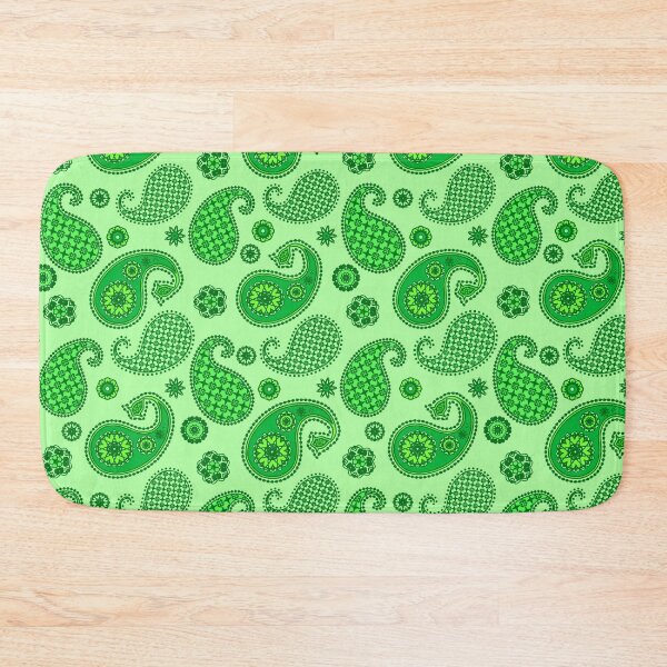 Item preview, Paisley Pattern, Lime and Emerald Green  designed and sold by Marymarice.