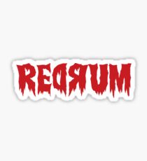 The Shining Redrum Sticker