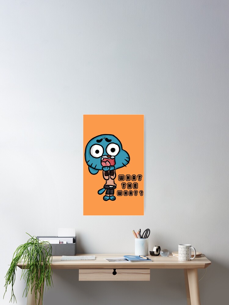 Smiling Gumball Watterson - The Amazing World of Gumball Art Board Print  for Sale by RoserinArt