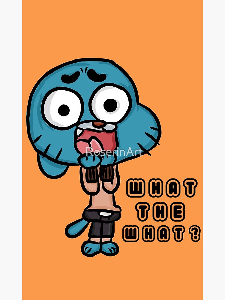 Smiling Gumball Watterson - The Amazing World of Gumball Art Board Print  for Sale by RoserinArt