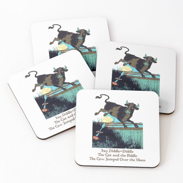 Item preview, HEY DIDDLE, DIDDLE THE CAT AND THE FIDDLE (clear background with text) designed and sold by johndhalsted.