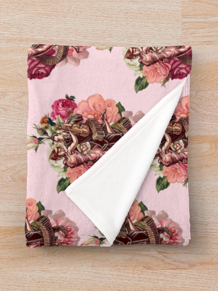 Thumbnail 3 of 6, Throw Blanket, Tango and Roses! designed and sold by LisaHaney.