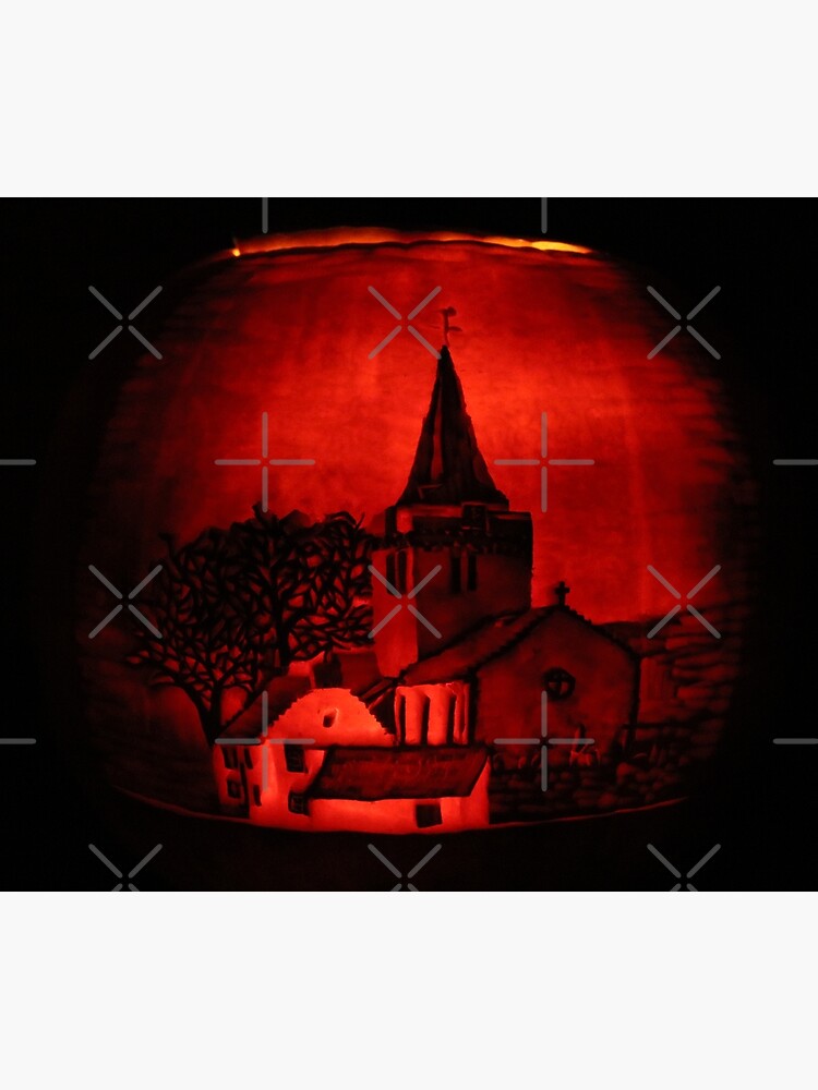 Dreel Halls, Anstruther (Carved onto a Pumpkin) by MotiBlack