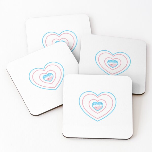 Item preview, Gay Pride LGBT Transgender Love Heart Stripes design designed and sold by phoxydesign.