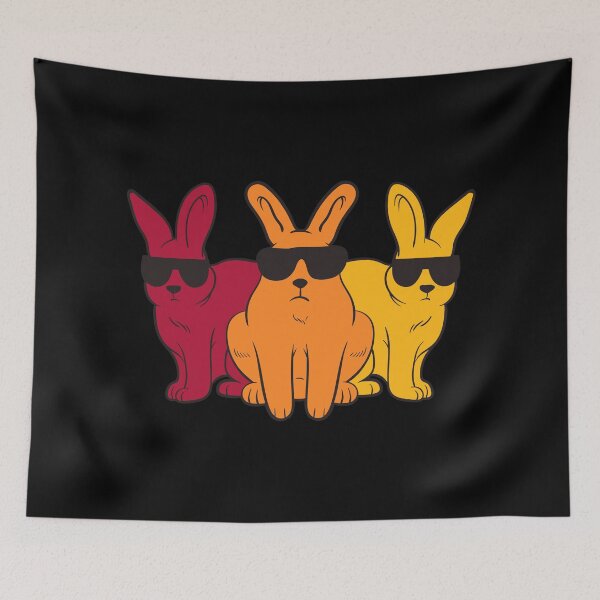 Item preview, Hip Hop Trio Bunnies Shades Funny Hipster Easter designed and sold by haselshirt.