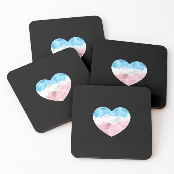 Item preview, Gay Pride LGBT Transgender Love Heart Art design designed and sold by phoxydesign.