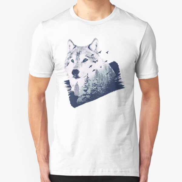 indian wolf t shirt