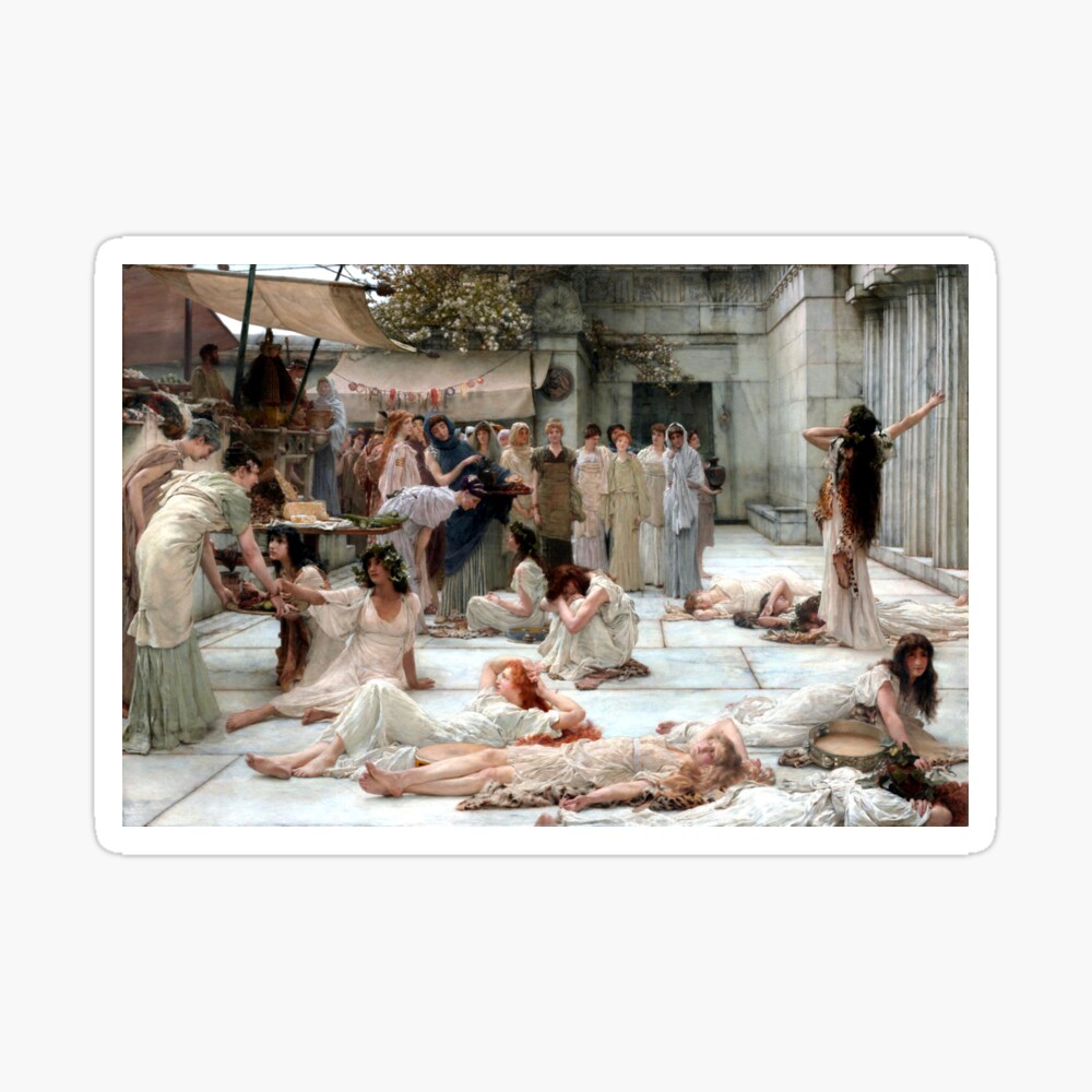 The Women of Amphissa - Sir Lawrence Alma-Tadema 1877 Photographic Print
